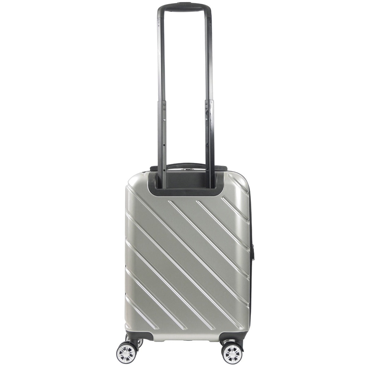 Ful Velocity 22" carry-on hard shell spinner suitcase silver rolling luggage