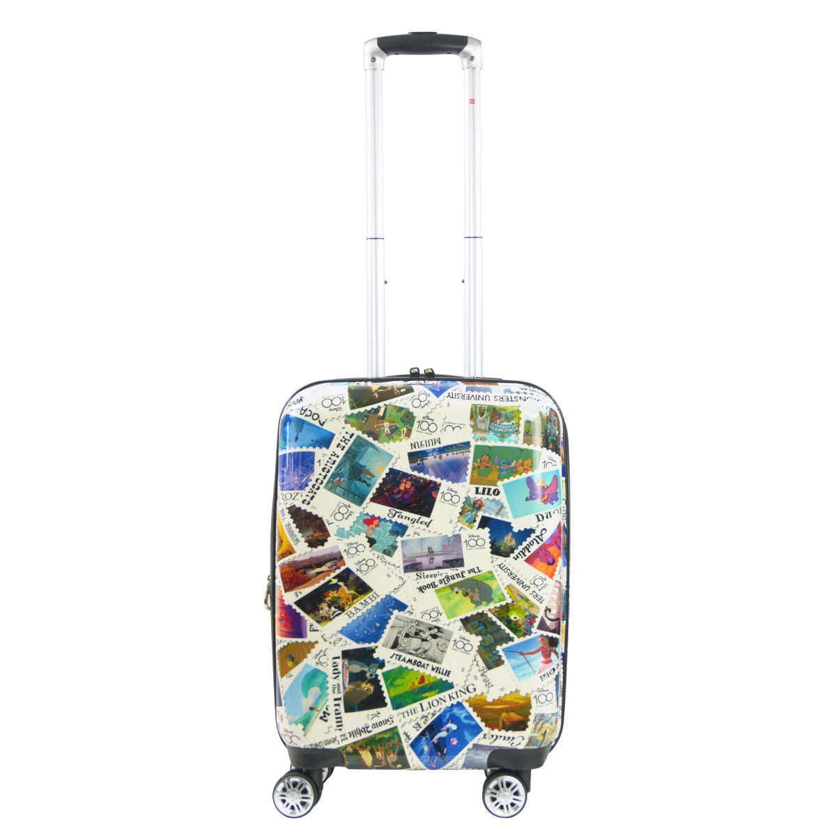 Ful Disney 100 Year Anniversary Stamps ABS Hardsided Spinner Suitcase 22" carry-on Luggage 360 spinner wheels Limited Edition 360 degree wheels