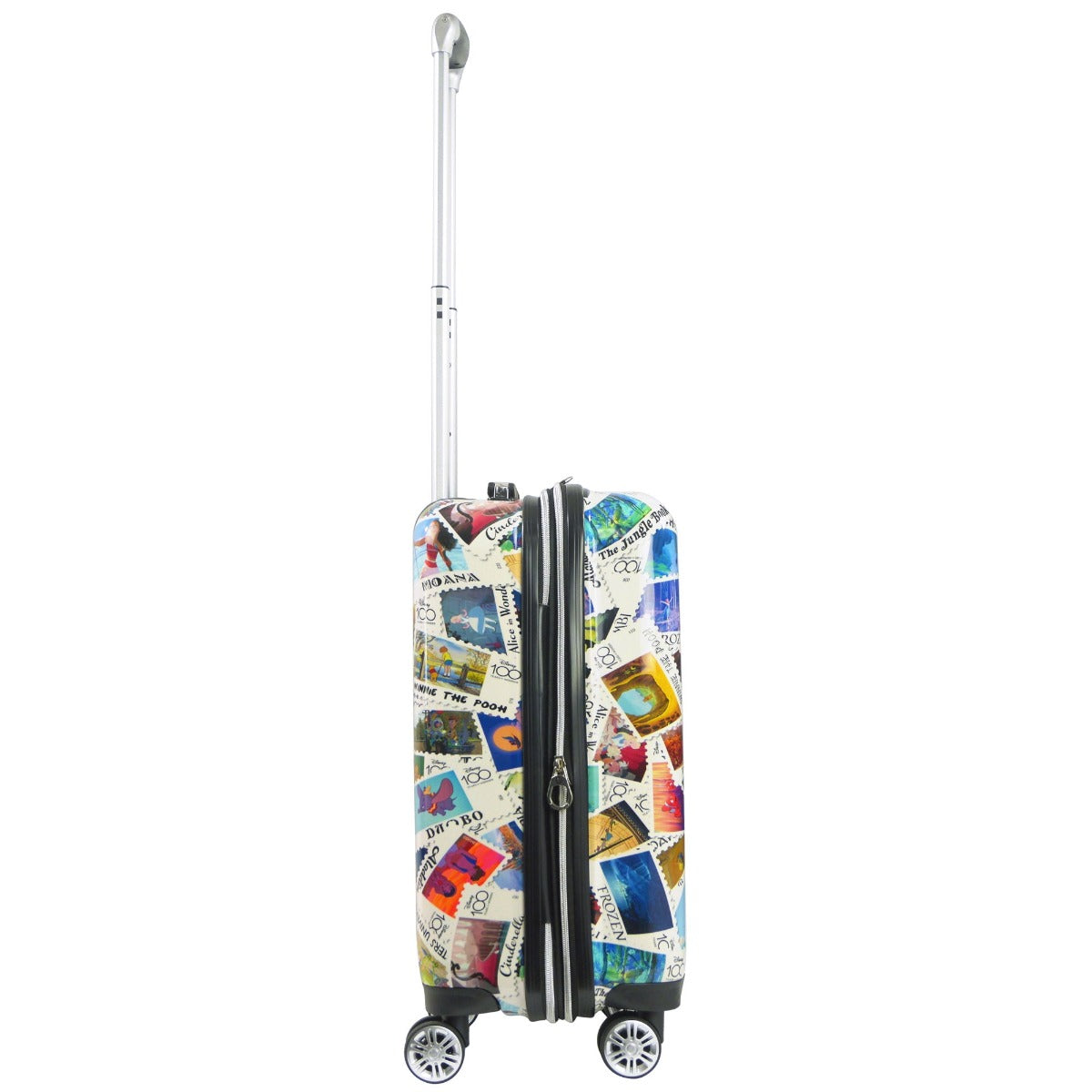 Ful Disney 100 Year Anniversary Stamps ABS Hardsided Spinner Suitcase 22 inch carry-on Luggage 360 spinner wheels Limited Edition 