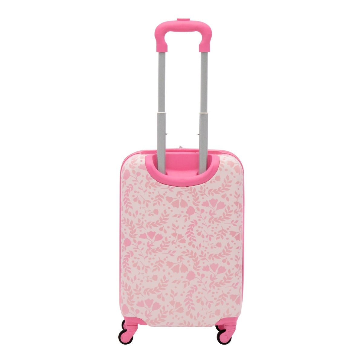 Disney Ful Minnie Mouse Floral Pink Hardside Spinner Suitcase - 20.5 inch Carry On Kids Travel Luggage