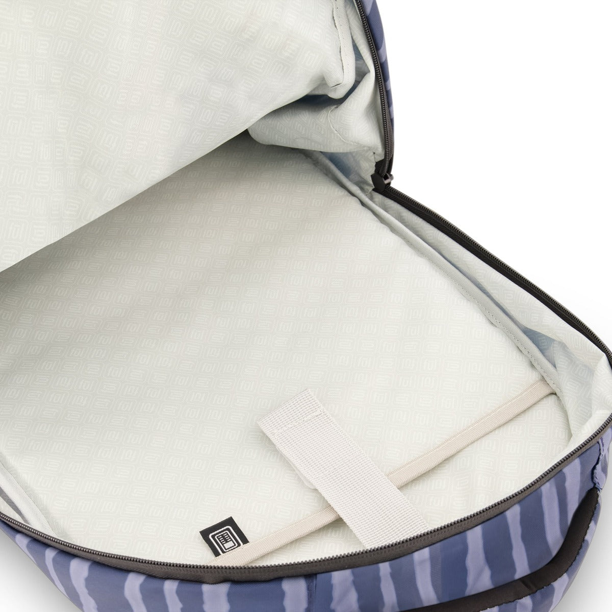 Hudson Laptop FUL Carry-On Backpack Navy Blue Stripe 