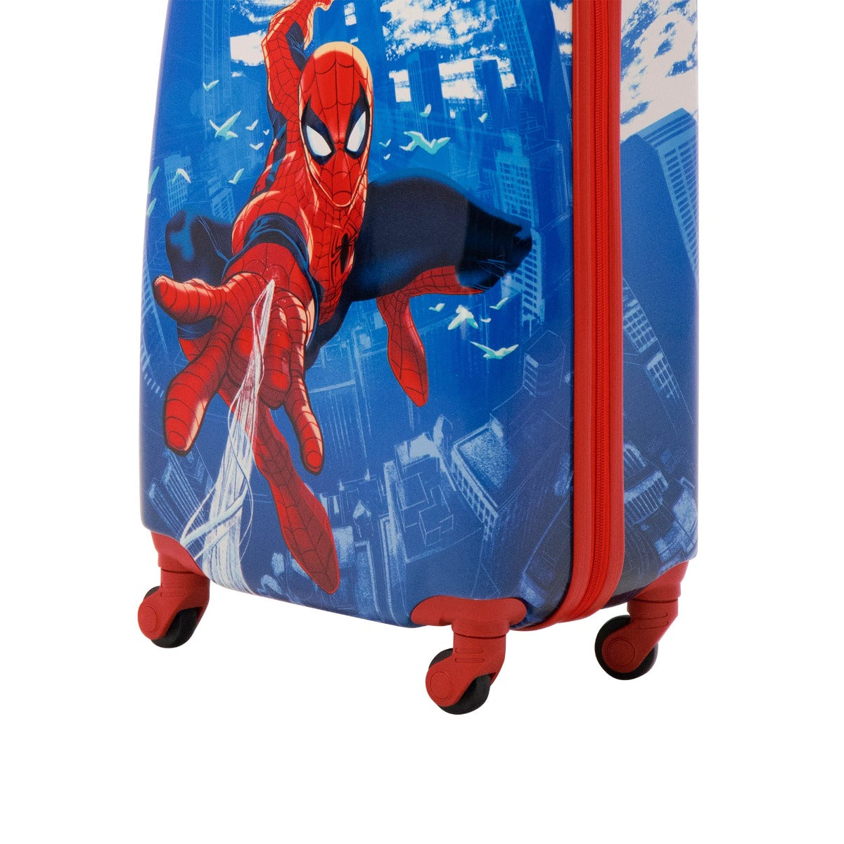 Marvel Ful Spiderman Web Slinging Hardside Spinner Luggage - 21 inch Kids Carry On Suitcase