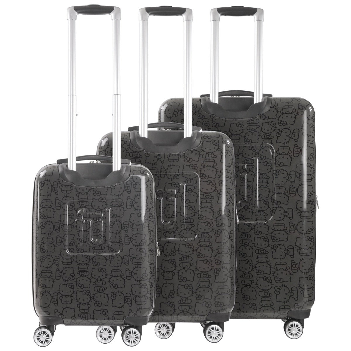 All black sales luggage