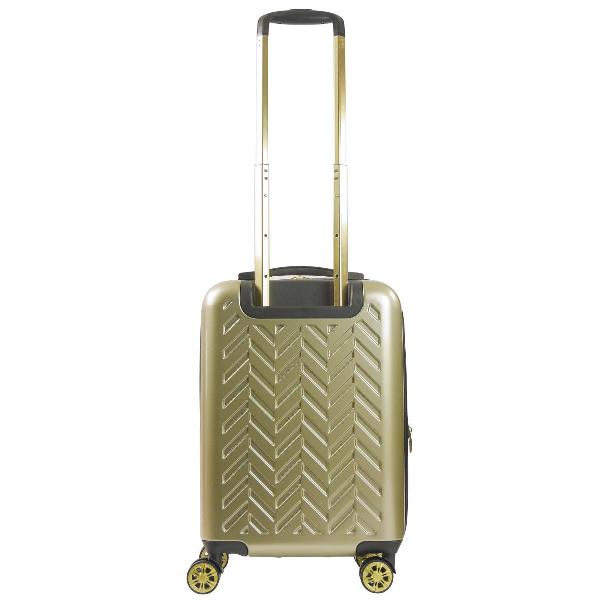 Ful Groove 22" Carry-on Hard Shell Spinner Suitcase Gold Luggage