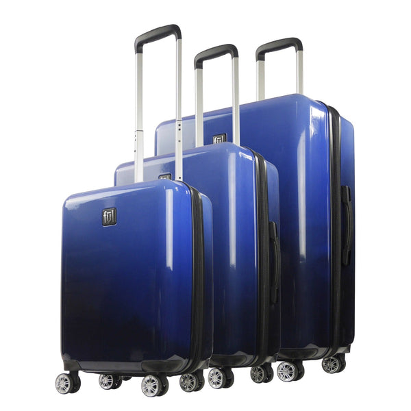 Blue luggage set best sale