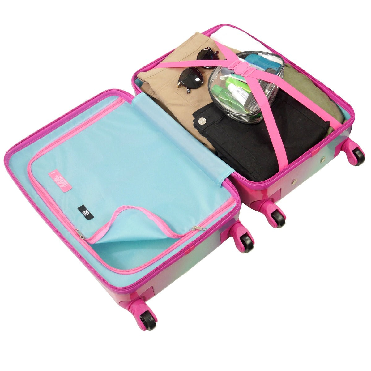 L.O.L. Surprise Kids 21-inch hard-sided spinner luggage