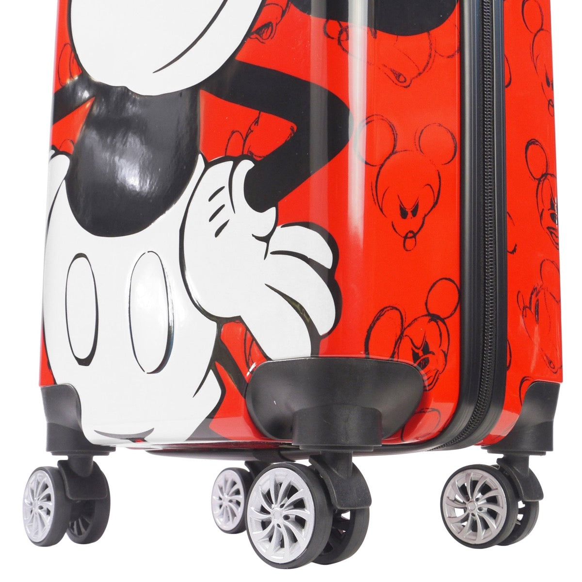Disney Ful Mickey Mouse Adventure Awaits 2pc spinner suitcase family luggage set kids and adult