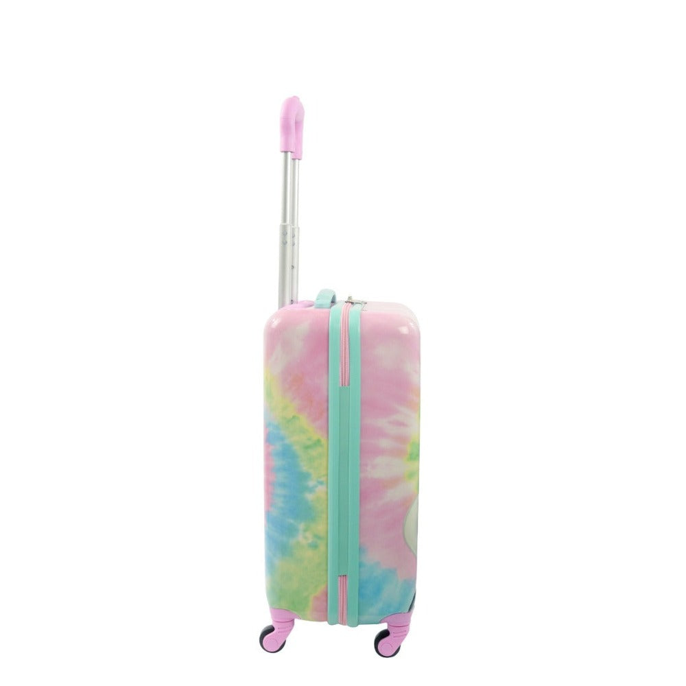 Ful Disney minnie mouse tye dye kids 21" spinner suitcase hardside luggage - best travelling suitcases for kids