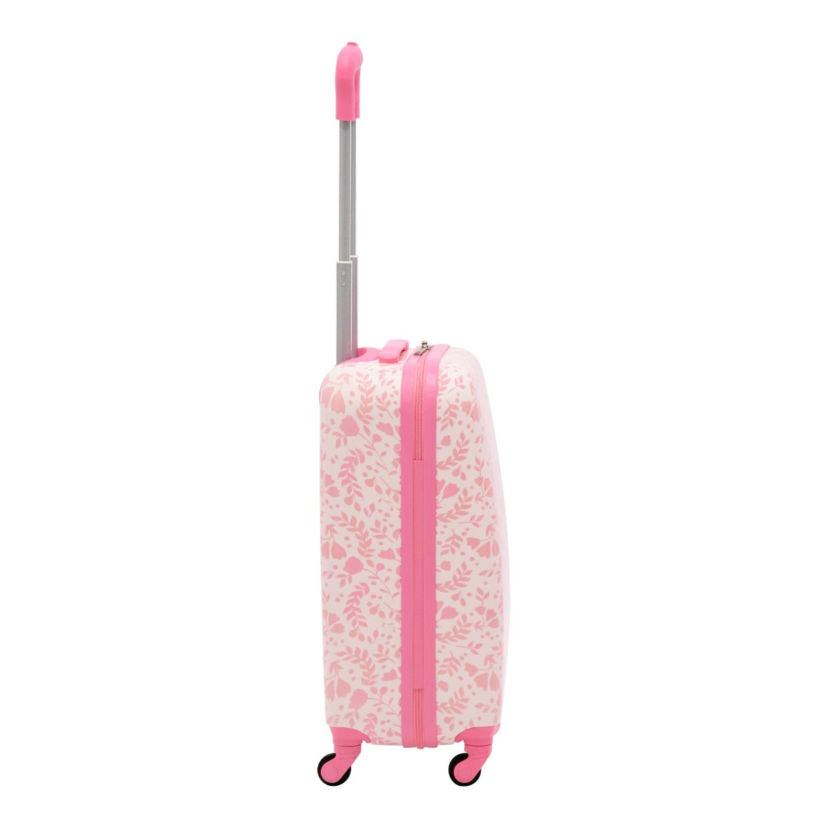 Disney Ful Minnie Mouse Floral Pink Hardside Spinner Suitcase - 20.5 inch Kids Luggage on Wheels