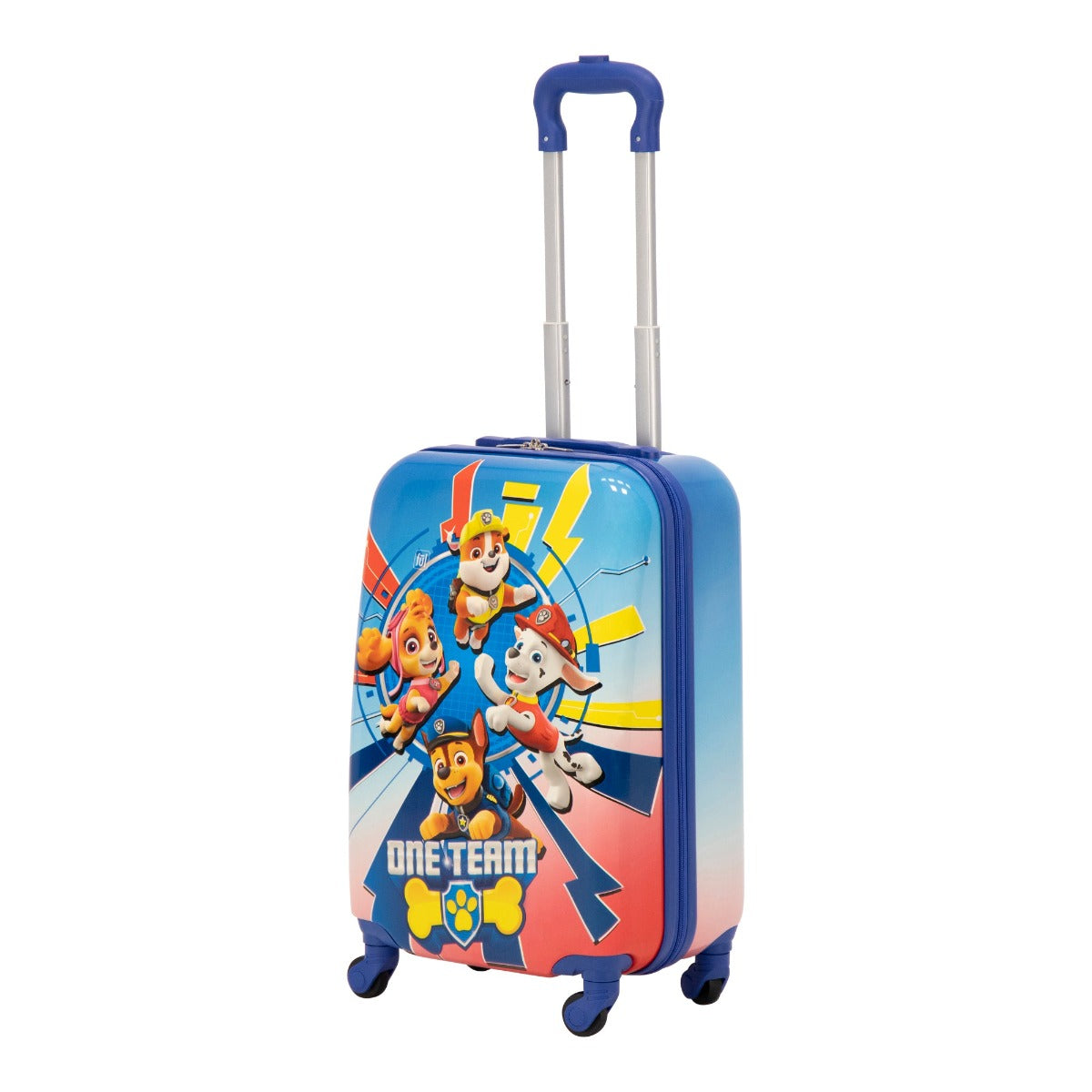 paw patrol ful one team hardside spinner suitcase - 21" carry on kids rolling luggage