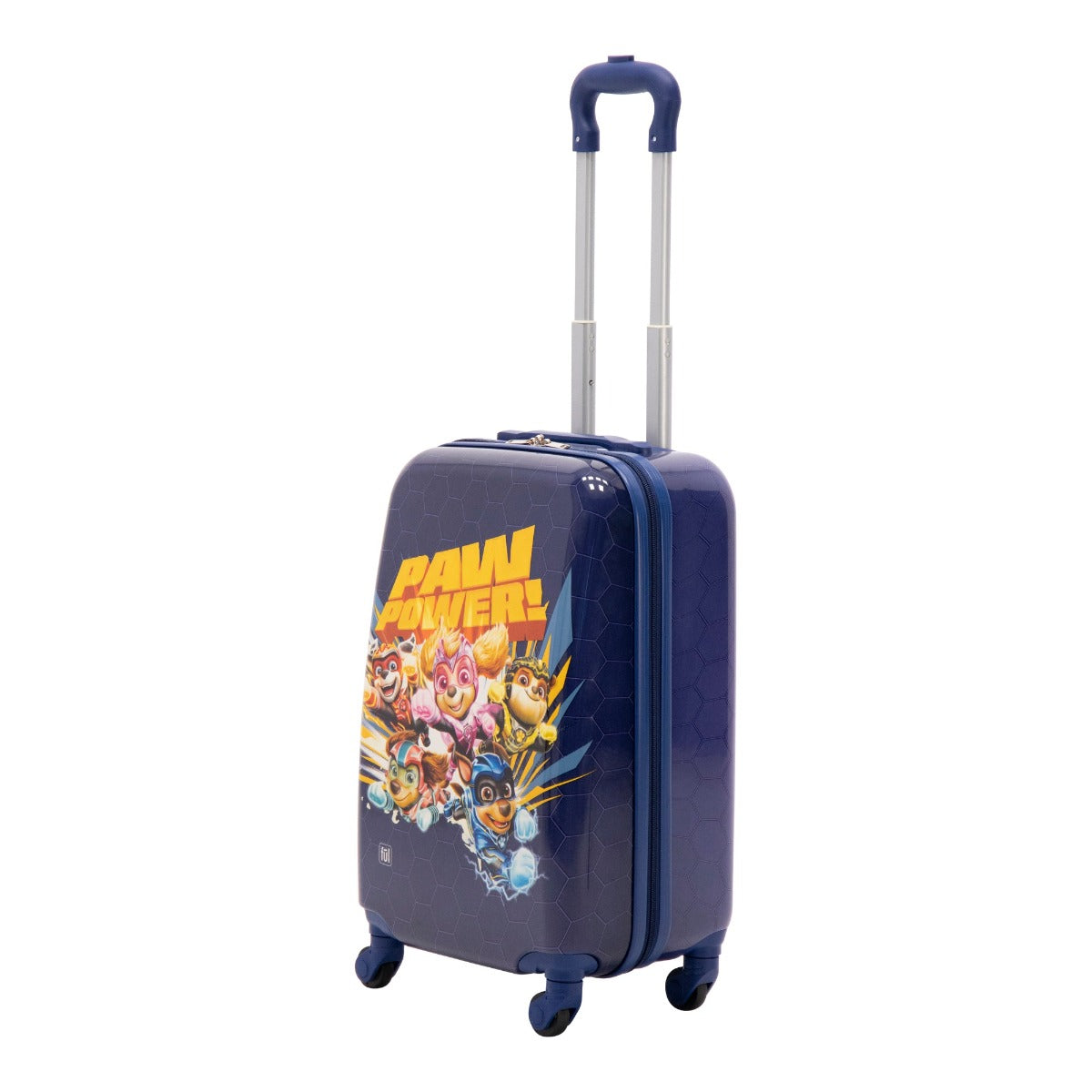 Paw Patrol Ful Mighty Pups in Action Hardside Spinner Suitcase  - Blue 21" Carry On Kids Rolling Luggage