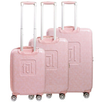 Hello Kitty Pose 3 pc set Hard-sided Spinner Luggage Pink