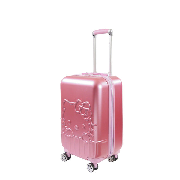 Pink rolling luggage hotsell