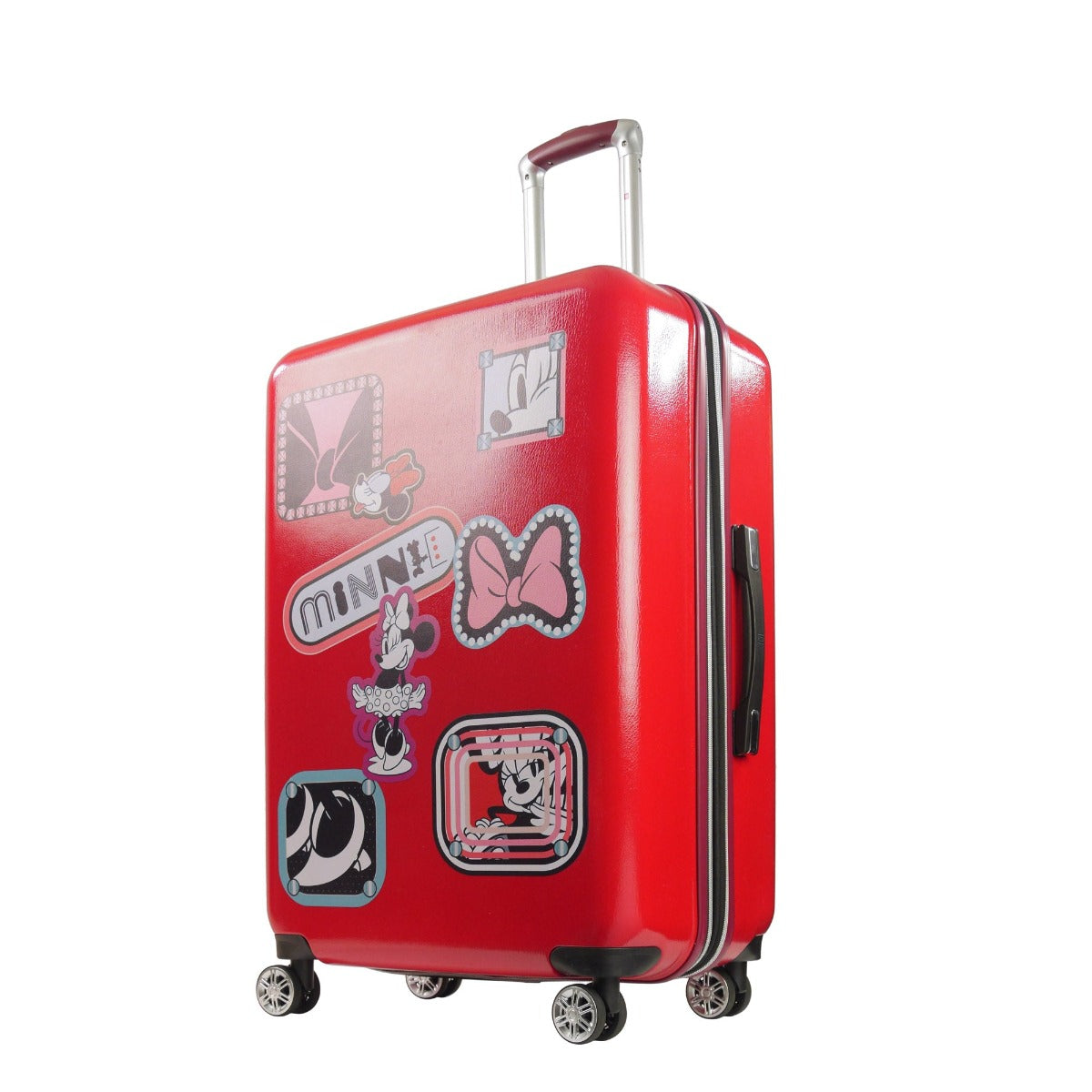 Disney Ful Minnie Mouse Patch 29 inch expandable spinner suitcase Fūl luggage red