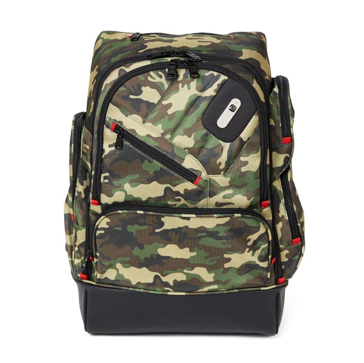 Refugee Woodland FŪL tech carry-on backpack green camouflage