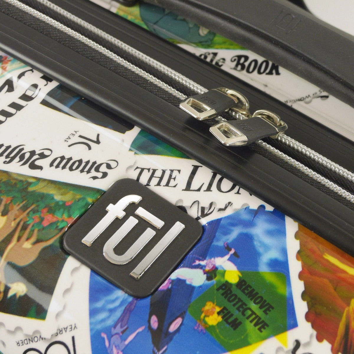 Ful Disney Stamps ABS Hardsided Spinner Suitcase 22" carry-on Luggage 360 spinner wheels Limited Edition retractable handle 2" expansion