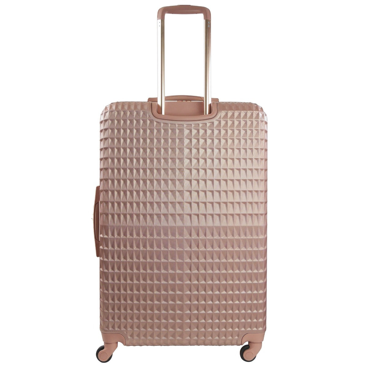 Ful Geo 31" Hard-sided Spinner Suitcase Luggage Rose Gold Large Check-in Baggage