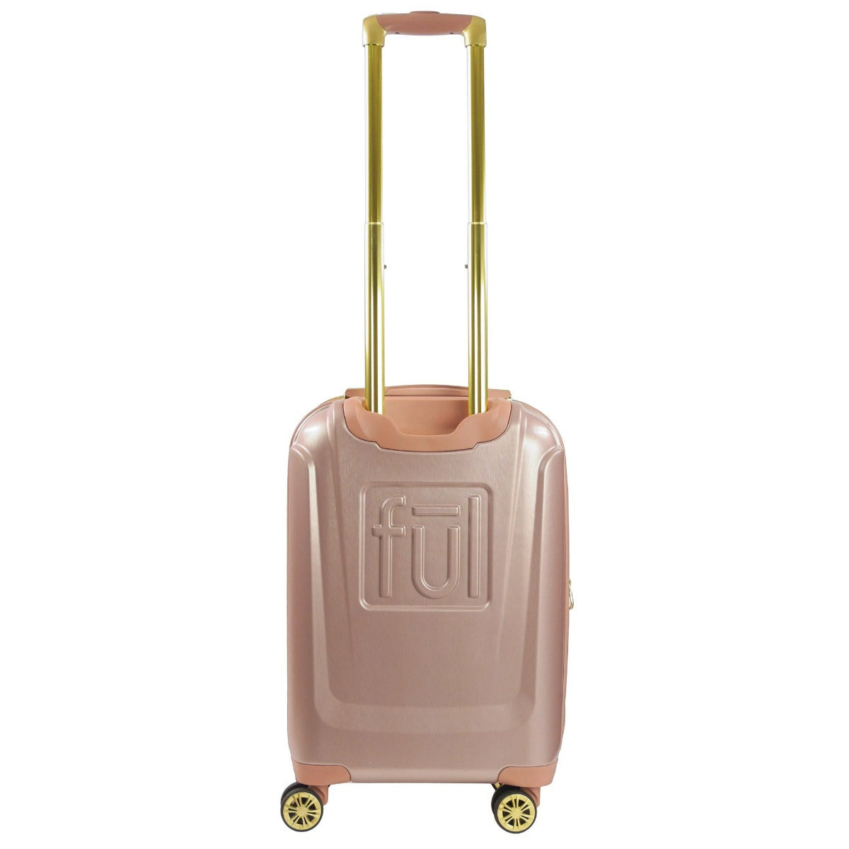 Disney Ful Playful Minnie Mouse 22" carry on expandable spinner suitcase hard sided luggage rose gold