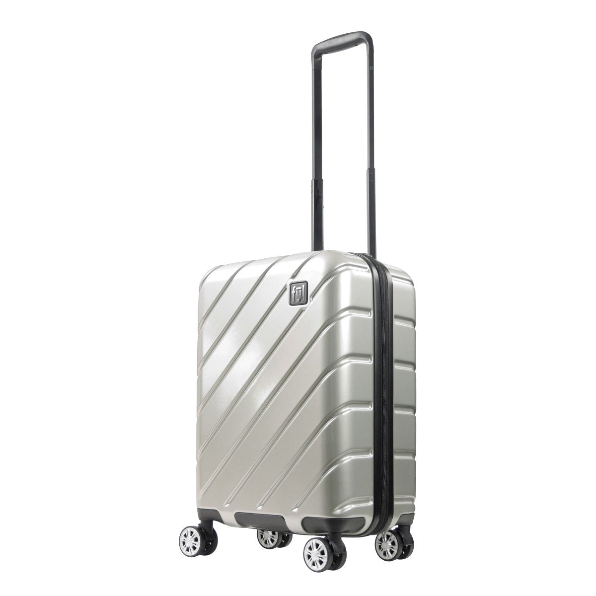 Ful Velocity 22" carry-on hardside spinner suitcase silver luggage