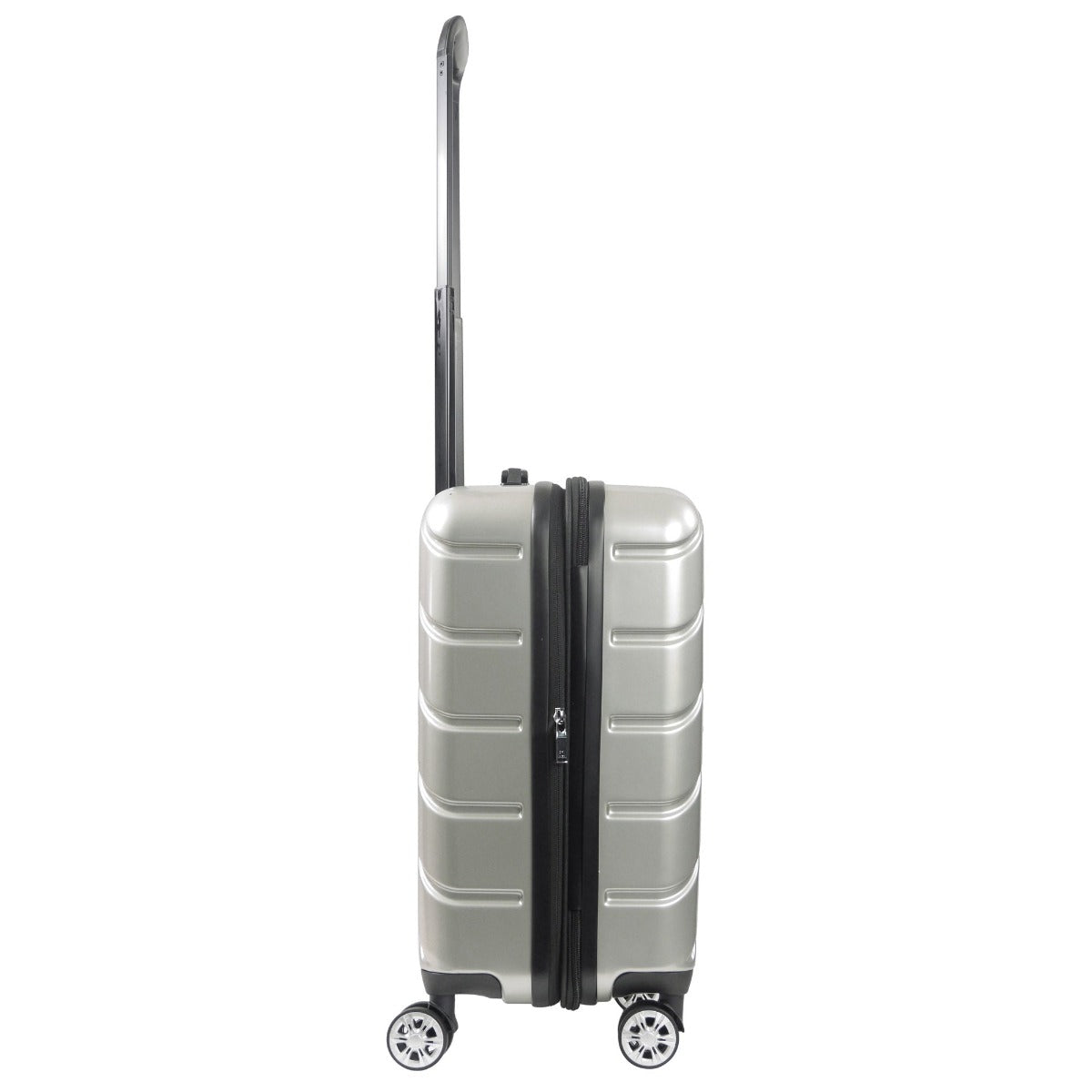 Ful Velocity 22" carry-on hard shell spinner suitcase silver rolling luggage