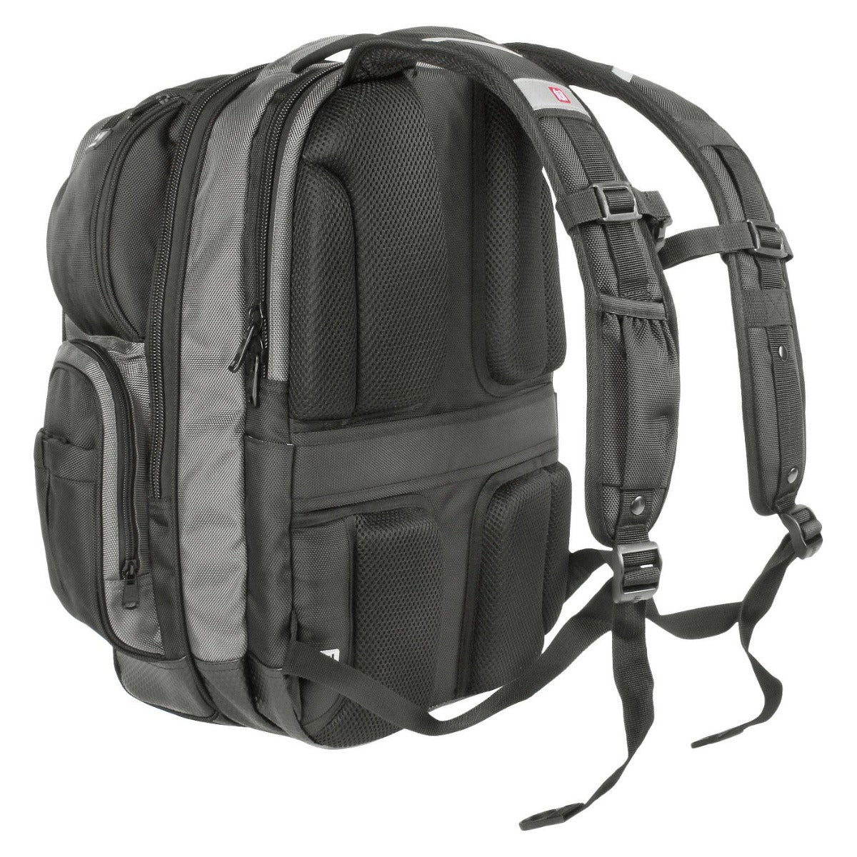 Big Easy-Ful 17" water resistant backpack gray and black