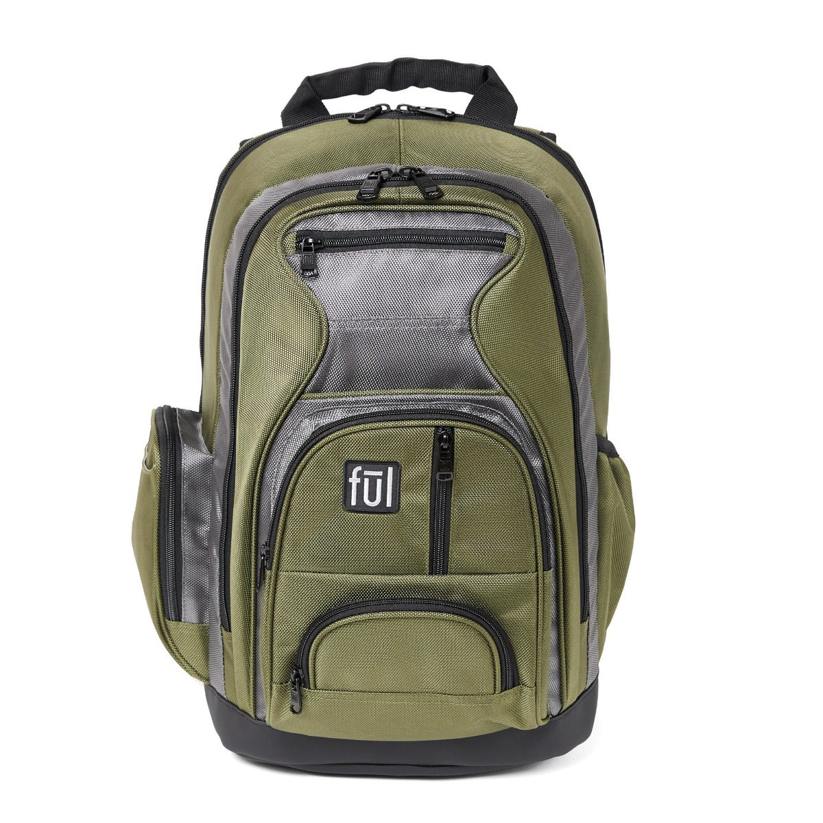 free fallin olive green laptop backpack Ful backpacks for travelers, students and commuters